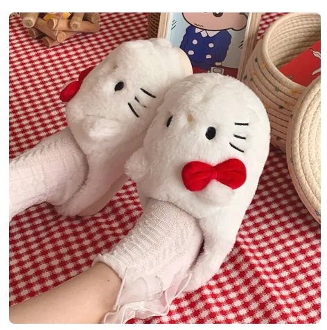 Hello kitty Plush Slippers